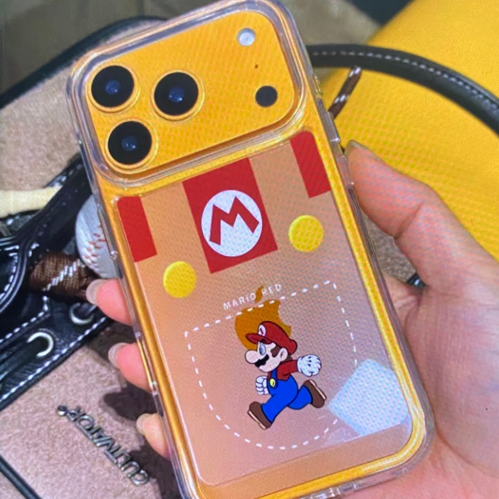 Super Mario Themed Phone Case - Yellow
